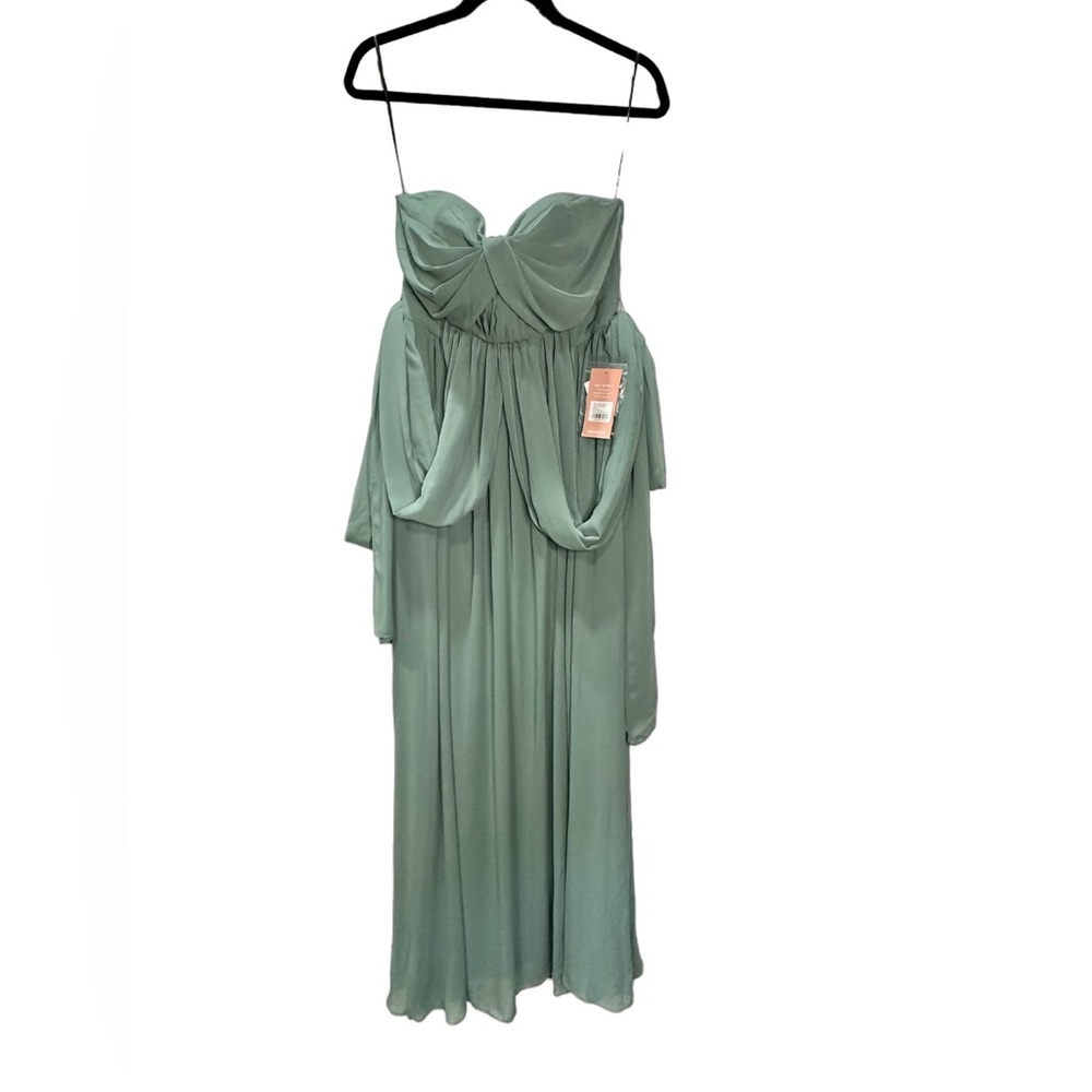 Birdy Grey GRACE CONVERTIBLE DRESS 
CHIFFON SEA GLASS XXL NEW NWT BRIDESMAID - Picture 6 of 6